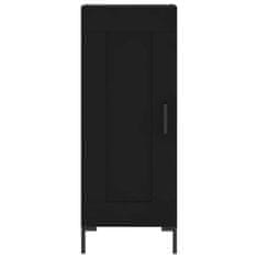 Vidaxl Skříň highboard černá 34,5 x 34 x 180 cm kompozitní dřevo