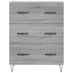 Vidaxl Skříň highboard šedá sonoma 69,5 x 34 x 180 cm kompozitní dřevo