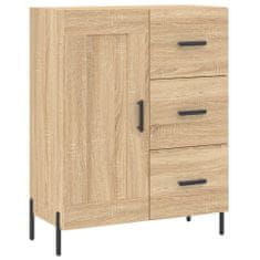 Vidaxl Skříň highboard dub sonoma 69,5 x 34 x 180 cm kompozitní dřevo