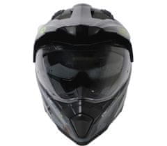 XRC Helma na moto dark grey/black/fluo vel. M