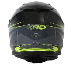 XRC Helma na moto dark grey/black/fluo vel. M