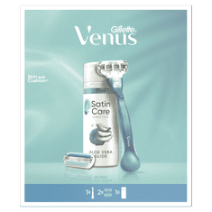 Gillette Venus Smooth Holicí strojek + 2 ks náhradní hlavice + Gillette Satin Care Gel na holení