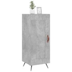 Greatstore Příborník betonově šedý 34,5 x 34 x 90 cm kompozitní dřevo