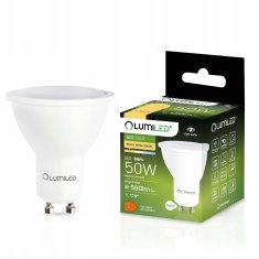 LUMILED LED žárovka GU10 6W = 50W 580lm 3000K Teplá bílá 120°