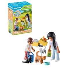 Playmobil PLAYMOBIL Country 71309 Kočičí rodina