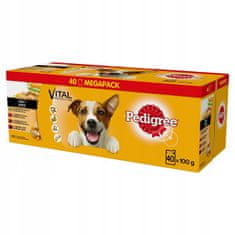 shumee PEDIGREE Vital Protection Adult - krmivo pro psy - 40 x 100g