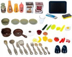 iMex Toys 11546 Dětská kuchyňka XL se zvuky a tekoucí vodou modrá