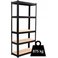 shumee KOVOVÝ ÚLOŽNÝ REGÁL P9030 MDF 175KG