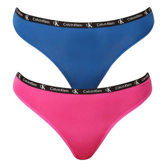 Calvin Klein Dámská tanga Micro 1996 2Pack Velikost: S QD5035E-C0Z