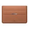 INVZI Leather Sleeve obal na MacBook Pro / Air 15 - 16'', hnědý