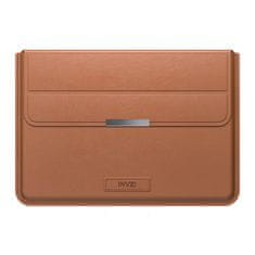 INVZI Leather Sleeve obal na MacBook Pro / Air 15 - 16'', hnědý