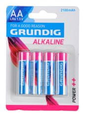 Grundig BATERIE AA ALKALINE 2100 mAh, 4KS