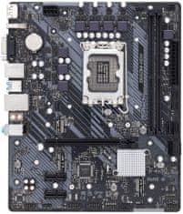 ASRock B660M-HDV / Intel B660 / LGA1700 / 2x DDR4 DIMM / HDMI / DP / VGA / 2x M.2 / USB-C / mATX