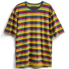 Fjällräven S/F Cotton Striped T-shirt M, flag stripe, xs