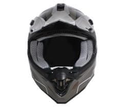 XRC Helma na motokros black/grey vel. XS