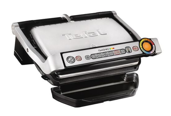 shumee Gril Tefal OptiGrill GC712D34 (zavřený stůl; 2000W; nerezová barva)