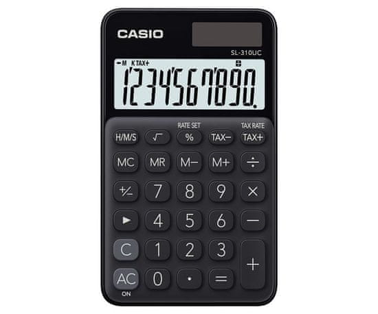 shumee KAPESNÍ KALKULAČKA CASIO SL-310UC-BK ČERNÁ, 10 DIGITÁLNÍ DISPLEJ