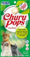shumee CHURU Pops Tuna&Chicken pamlsek pro kočku 4x14g