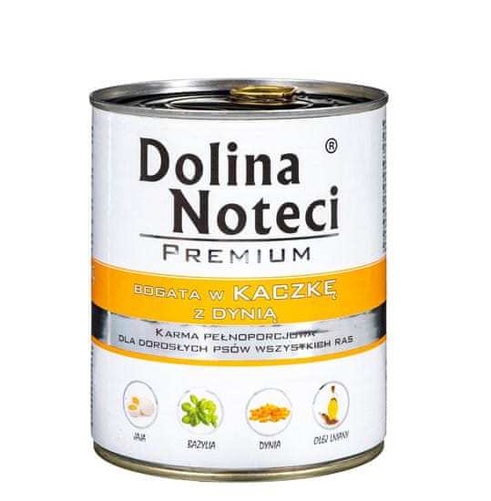 shumee DOLINA NOTECI Premium bohaté na kachnu s dýní - mokré krmivo pro psy - 800g