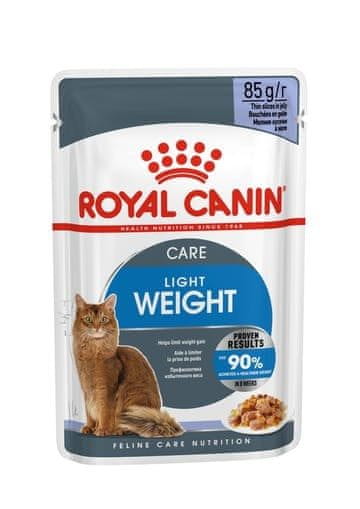 shumee ROYAL CANIN FCN Light Weight Care v želé - vlhké krmivo pro dospělé kočky - 12x85g