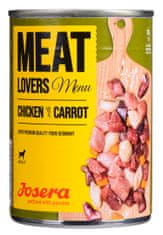 shumee Josera Meatlovers Menu Kuřecí maso s mrkví mokré krmivo pro psy 400g