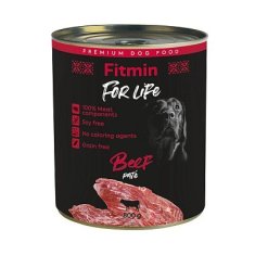 shumee FITMIN For Life psí hovězí konzerva 800g