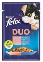 shumee Purina Karma Felix Fantastic Duo Sardine Losos 85g