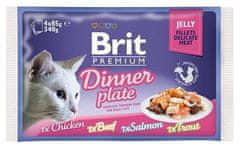 shumee Brit Premium Cat želé filetový talíř 4x85g