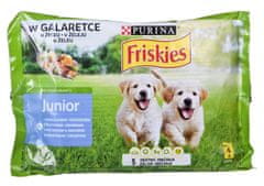 shumee Purina Friskies Junior Jelly Chicken Peas 4x100g