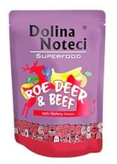 shumee DOLINA NOTECI Superfood Srnčí a hovězí - mokré krmivo pro psy - 300 g