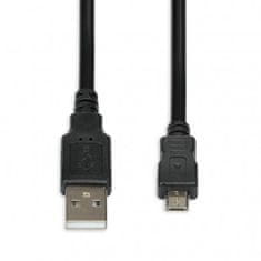 shumee Kabel IBOX USB 2.0 A/B MICRO 1.8M IKU2M18 (USB 2.0 typ A - USB 2.0 typ A; 1,8 m; černý)