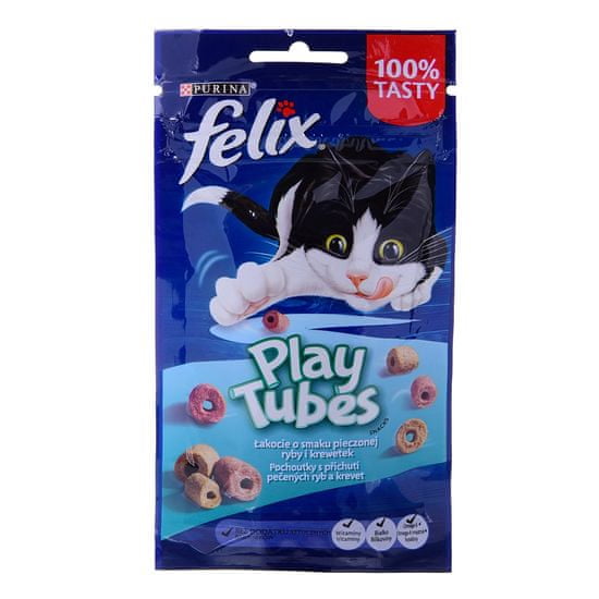 shumee Purina Felix PlayTubes pečené rybí krevety 50g