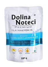 shumee DOLINA NOTECI Premium Junior bohaté na jehněčí žaludky - vlhké krmivo pro štěňata malých plemen - 100g