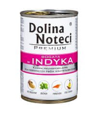 shumee DOLINA NOTECI Premium bohaté na krůtu - mokré krmivo pro psy - 400g