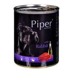 shumee DOLINA NOTECI Piper Animals s králíkem - mokré krmivo pro psy - 800g