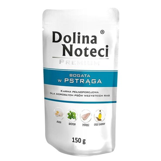 shumee DOLINA NOTECI Premium bohaté na pstruhy - mokré krmivo pro psy - 150g