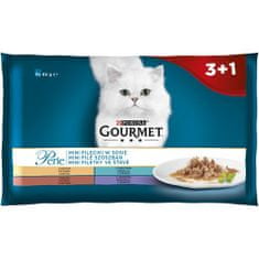 shumee Purina Gourmet Perle - krmivo pro kočky - 4 x 85 g