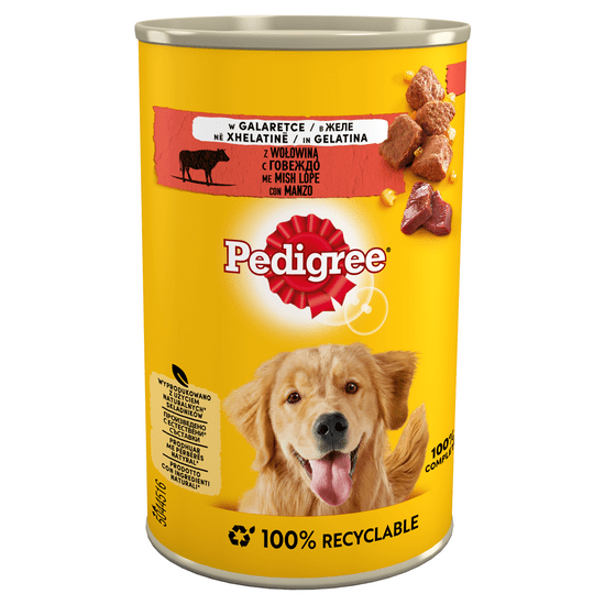 shumee PEDIGREE Hovězí maso v želé 400g