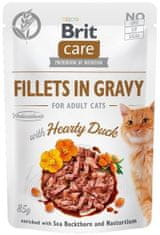 shumee Brit Care Cat Filety v Gravy Hearty Duck 85g