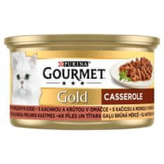 shumee Purina Gourmet Gold mokré krmivo pro kočky s kachnou a krůtou 85g