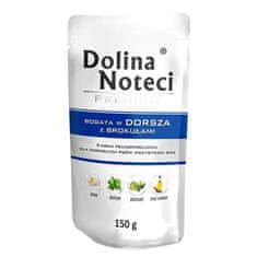 shumee DOLINA NOTECI Premium bohatá na tresku s brokolicí - mokré krmivo pro psy - 150g