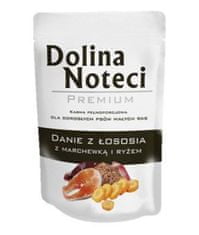 shumee DOLINA NOTECI Premium Dish with Losos - mokré krmivo pro dospělé psy malých plemen - 100g