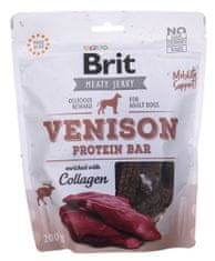 shumee Brit Jerky Venison Proteinová tyčinka Venison - pamlsek pro psy - 200g