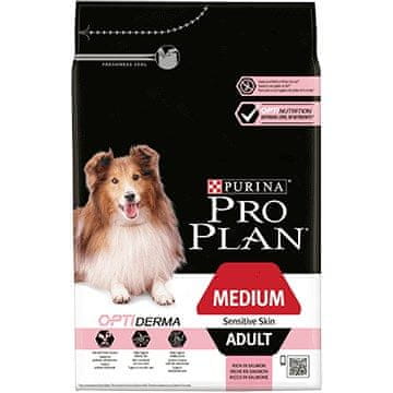 shumee PURINA PRO PLAN Adult Medium Sensitive Skin 14kg - suché krmivo pro psy