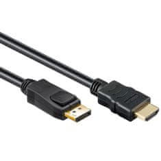 shumee Kabel GEMBIRD CC-DP-HDMI-6 (DisplayPort M - HDMI M; 1,8 m; černý)