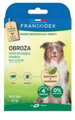 shumee FRANCODEX obojek proti hmyzu pro velké psy nad 20 kg - ochrana 4 měsíce - 75 cm