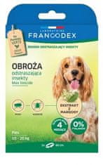 shumee FRANCODEX obojek proti hmyzu pro střední psy od 10 kg do 20 kg - 4 měsíce ochrany - 60 cm