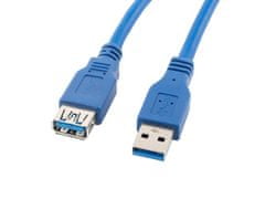 shumee Kabel Lanberg CA-US3E-10CC-0018-B (USB 3.0 M - USB 3.0 F; 1,8 m; modrý)