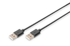 shumee Assmann AK-300100-010-S kabel (USB 2.0 typ AM - USB 2.0 typ AM; 1m; černý)