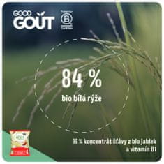 GOOD GOUT BIO Mini rýžové koláčky s jablky 40 g